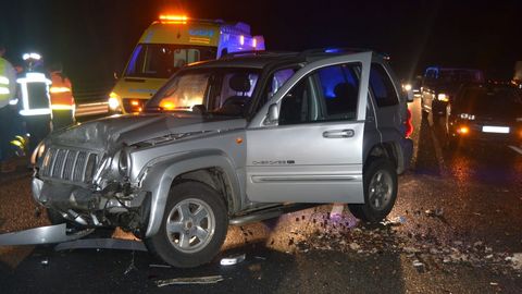 Un jabal� provoc� un accidente m�ltiple en la A-52 a principios de mes