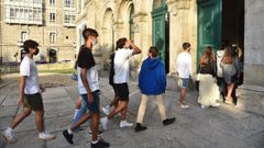 Imagen de archivo del primer d�a de clase en un instituto de A Coru�a