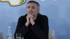 Mximo Kirchner, durante una reunin del Partido Justicialista el pasado fin de semana en Buenos Aires