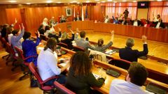 El pleno de Vigo da el visto bueno a la urbanizaci�n del barrio del Cura