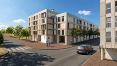 Recreaci�n del nuevo edificio proyectado para la parcela P-15 de O Bert�n