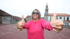 Pili Pamp�n, en Seavia (Coristanco), dodne actu� en agosto.