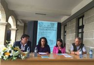 Acto de presentaci�n del encuentro, ayer en el colegio Salesiano. 