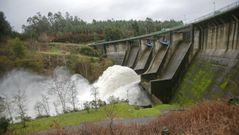 El embalse del Umia, en una imagen de archivo, tiene un aprovechamiento hidroel�ctrico que explota Cortizo