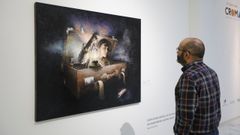 Exposici�n  Crom�tica , de la bienal de arte joven en la sala Valente de Ourense