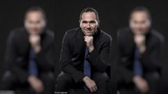 Iv�n Mart�nez � o director da Banda Filharm�nica de Lugo