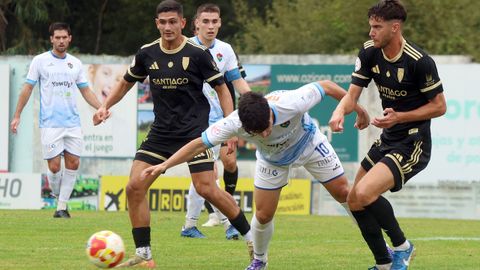 Partido de Tercera Federación entre el Boiro y el Compostela en el Campo municipal de Barraña