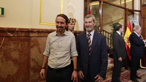 Pablo Iglesias y Julio Rodrguez