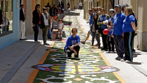 ALFOMBRAS DIA DE CORPUS EN BARBANZA