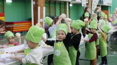 Los ni�os se volcaron en la iniciativa solidaria