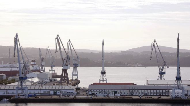 Instalaciones de Navantia Ferrol, en foto de archivo