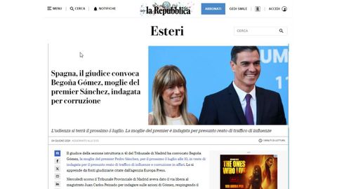 El peri�dico italiano La Repubblica