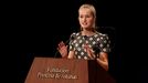 La princesa Leonor, durante su intervencin en la ceremonia de entrega de los Premios Princesa de Asturias