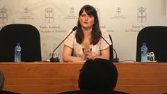 La portavoz de Ciudadanos en la Junta General, Laura P�rez Macho