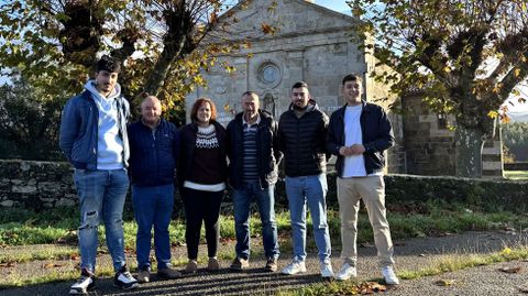 El presidente, Brais Ramilo, a la derecha.