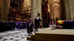 Funeral por la duquesa de Alba en la catedral de Sevilla.