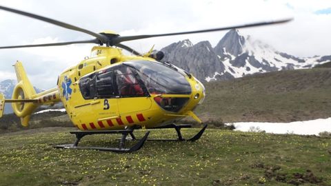 El helicptero medicalizado del SEPA