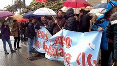 Concentracion frente a la delegaci�n del Gobierno