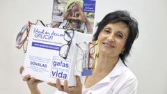 La ofalm�loga Ana Gonz�lez 
