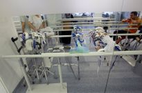 Imagen de archivo de un paciente en el servicio de rehabilitaci�n del hospital de A Coru�a. 