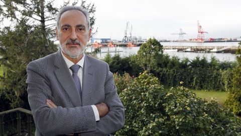 Xos� Manuel Cores Tour�s, presidente da Autoridade Portuaria de Vilagarc�a dende o 2020