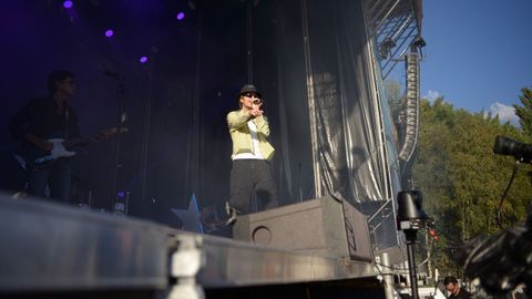 Marlon fue uno de los artistas que actu� por la tarde del s�bado en el Caudal Fest