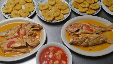 Algunos de los platos que se sirven en el restaurante de Santi
