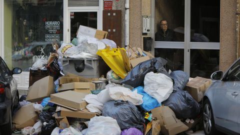 Basura en Os Mallos