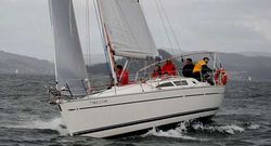 El barco ganador domin� las dos jornadas de las que const� la regata.
