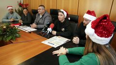 Acto de presentaci�n do programa de Nadal, este xoves no Concello