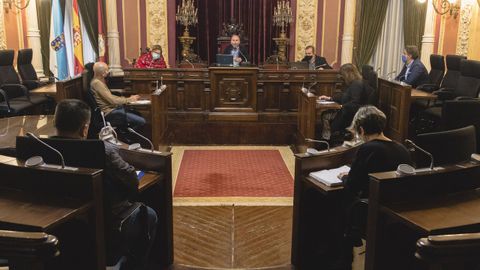 Junta de�area de urbanismo, presidida por el alcalde de Ourense, Gonzalo J�come
