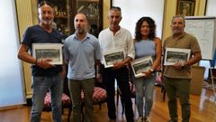 Reuni�n del alcalde con representantes de la Asociaci�n Amigos das Termas.