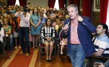 Ramiro Recouso, el pasado mes de junio durante la constituci�n de la corporaci�n municipal. 