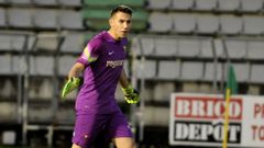 Sergio Garc�a, el domingo en su debut con el Racing de Ferrol ante el Sporting de Gij�n B
