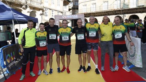 Carrera solidaria de la Guardia Civil en Ourense.