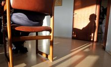 Un usuario del Hogar Sor Eusebia, que atiende a personas enfermas sin recursos. 
