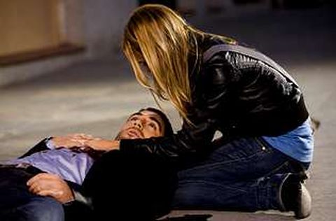 Escena de la serie televisiva que cerr� ayer la temporada