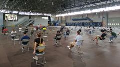 Sala de espera del recinto ferial de Expourense