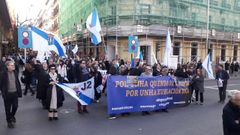 Abogados de Ferrol en la manifestacin de Madrid