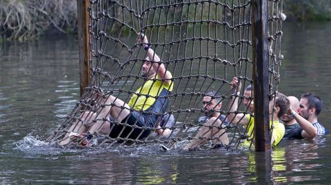 Pruebas de la Gladiator Race en la isla de las esculturas de Pontevedra