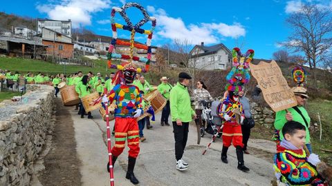 As foi o desfile de boteiros e fulins en Vilario de Conso