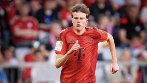El dan�s Jonathan Asp Jensen, durante un partido con el Bayern de M�nich.