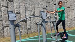 Elena Gonz�lez, atleta y entrenadora del Club La Mochila. 