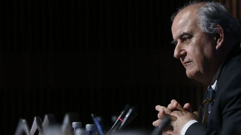 El cardiólogo Josep Brugada, en una imagen de archivo durante una conferencia sobre el síndrome cardíaco que lleva el nombre de su familia
