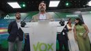 Santiago Abascal en su comparecencia tras el 23J.