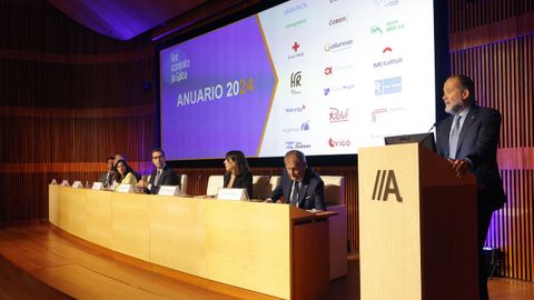 Presentacin del Anuario 2024 del Foro Econmico de Galicia.