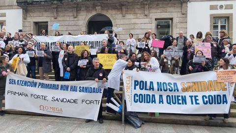 Manifestaci�n de m�dicos en Vigo
