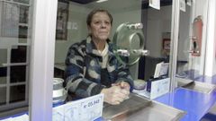 Elvira Hermida regentaba la administraci�n de loter�a de O Carril desde 1987