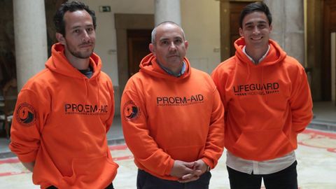 Julio de la Torre, Manuel Blanco y José Enrique Rodríguez