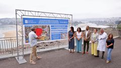 La conselleira de Infraestruturas, Mar�a Mart�nez Allegue, en la presentaci�n de las fase 2.1 del Novo Chuac el pasado 11 de agosto 